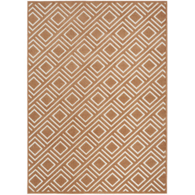 Ebern Designs Garp Copper Modern Indoor Rug