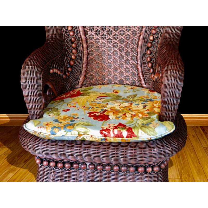 Outdoor 2'' Rocking Chair Seat Cushion, Pickett Hilside Black