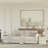 Set of 2 Farmhouse Nightstands with 2 Drawers Bedside Tables
