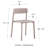 Vowa Stacking Patio Dining Side Chair-1363551877