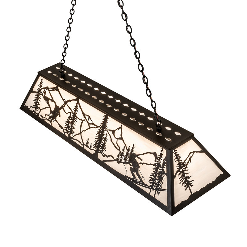 60" Long Alpine Oblong Pendant