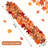 72" Fall Maple Leaf Embroidered Table Runner