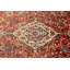 Tapis rouge semi-antique écarlate 10 x 14
