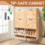 Armoire à chaussures 6 tiroirs en bois-686337296