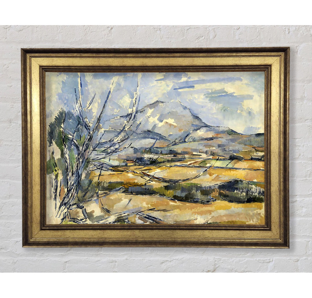 Montagne Sainte-Victoire von Cezanne - Druck