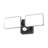 1500 Lumen Dual Head Motion Activated Outdoor Security Light-black-124429119