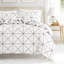  Ensemble de housse de couette réversible à motif de fleurs Edgy-47392540