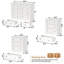 Ensemble de chambre à coucher 3 pièces Peiffer: commode 9 tiroirs et commode 3 tiroirs et commode 3 tiroirs (ensemble de 3)-132435654-132435660