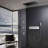Riviera Oil Rubbed Bronze 360 LED Shower System Adjustable Body Jets, Elegant Finish