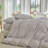XINMIANFANG Striped Duvet Cover Set 100% Washed Cotton Linen Like Textured Bedding Set 3 Pcs Comforter Cover for All Seasons-120117793-120117788