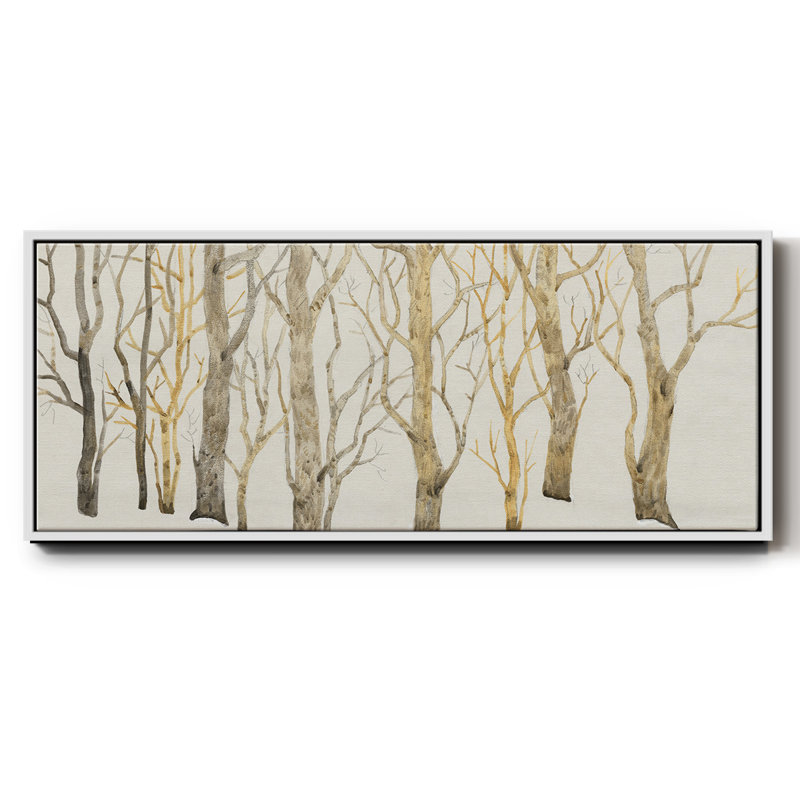 Bare Trees I- Framed Canvas, 24" H x 60" W