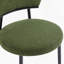 Ensemble de 2 chaises de salle à manger rembourrées - vert