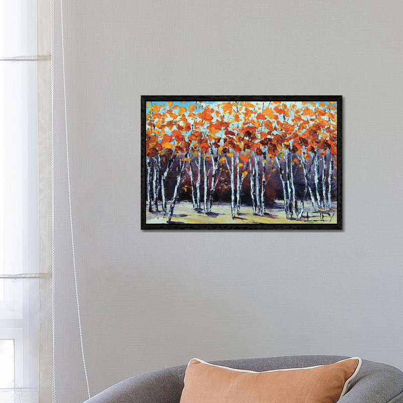 Autumn Colors by Lisa Elley - Gallery-Wrapped Canvas Giclée on Canvas, 66.04 cm H x 45.72 cm W, Black Framed