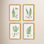 Eifa "Forest Fern" 4-Piece Print Set