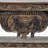 Solid Wood Saddle Carved Console