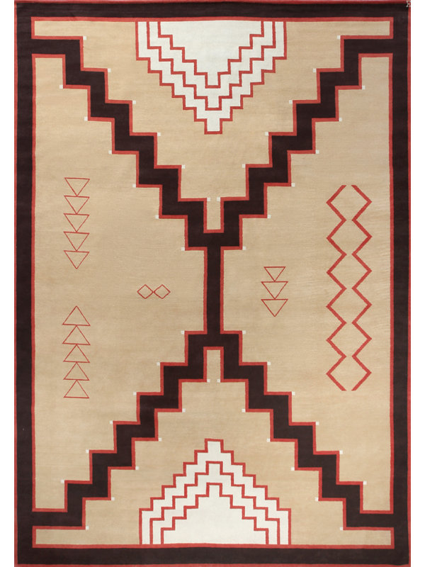 Mesa Wool Southwestern Area Rug, Rectangle 10' x 14'