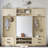 4-In-1 Detachable Hall Tree With Storage And 7 Hooks, Multiple Functions Hallway Coat Rack With Storage Drawers And Cabinet, Antique Shoe Bench For Entryway Hallway-1143121828