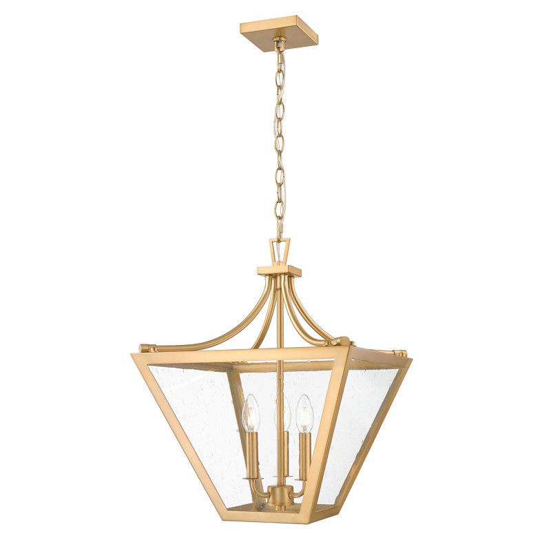 Lustre 3 lumières Parnell, Laiton frotté