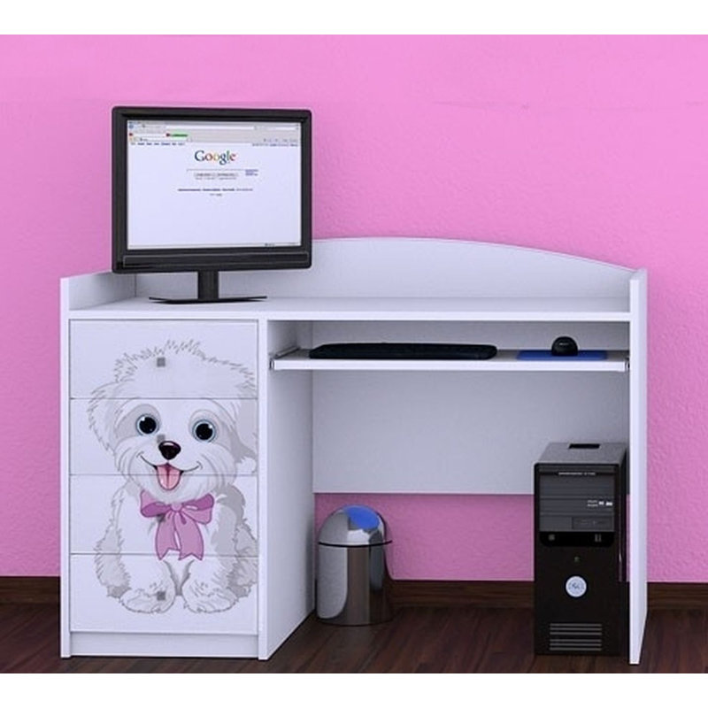 Cosimo 125cm Computer Desk, White