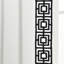 Panneau de fenêtre de luxe à bordure carrée moderne et brodée-92077696
