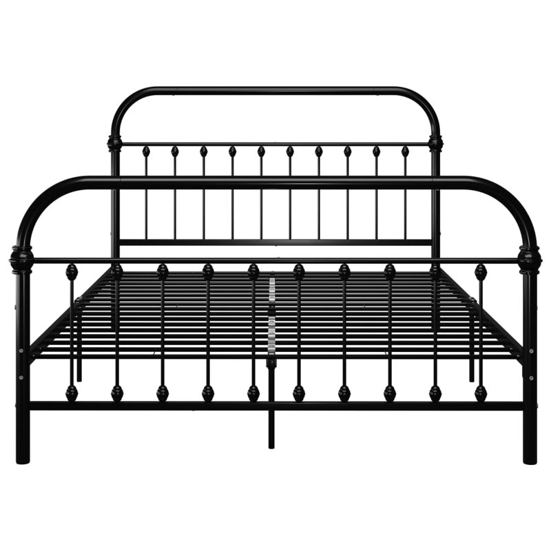 Jaxson Metal Bed, 90 x 200 cm, black