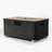 Rattan Fire Pit Table with Propane Tank Holder