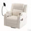 Fauteuil inclinable électrique avec chauffage, massage, chaise berçante pivotante et charge USB-1490088218