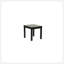 Ensemble de tables basses chic en faux marbre avec pieds noirs pour le salon-1052201136