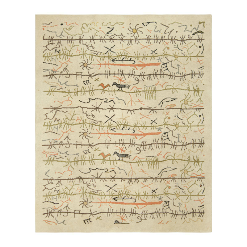 One-of-a-Kind 6'4x7'10 Hand Knotted Area Rug
