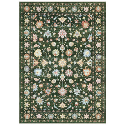 Tapis lavables pour tapis de salon, tapis décoratif vieilli rétro, tapis doux antidérapant antidérapant, tapis de sol pliable à faible épaisseur et résistant aux taches pour la décoration de bureau