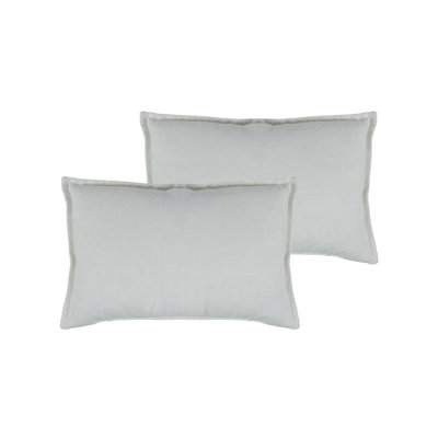Lombard Linen Reversible Throw Pillow