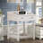 Jurino Nightstand With 1 Drawer, An Open Shelf, Turned Legs And Metal Handles-1157441575