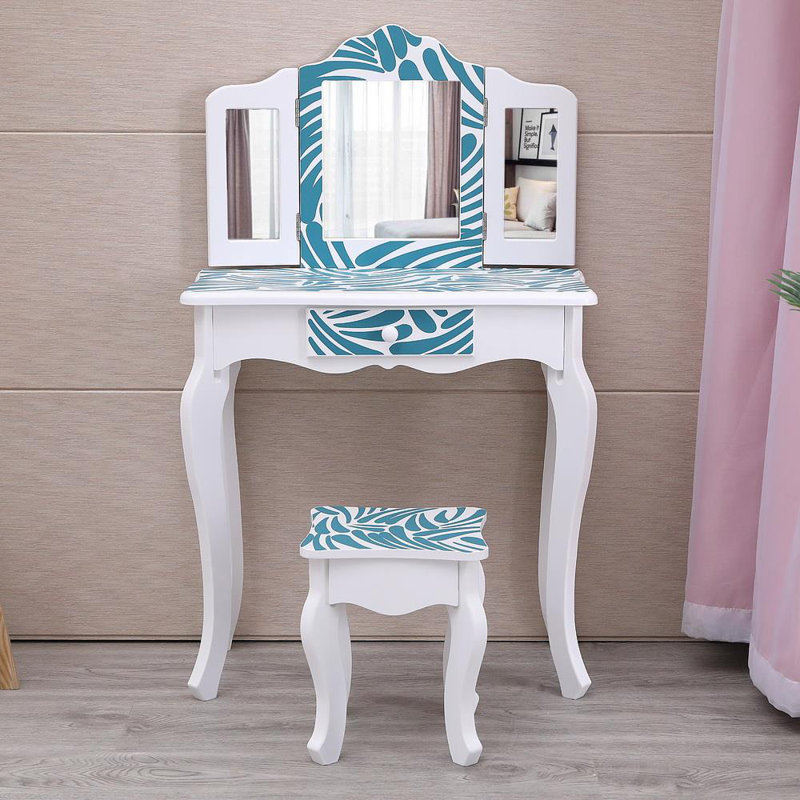 Kids Vanity Set with Mirror