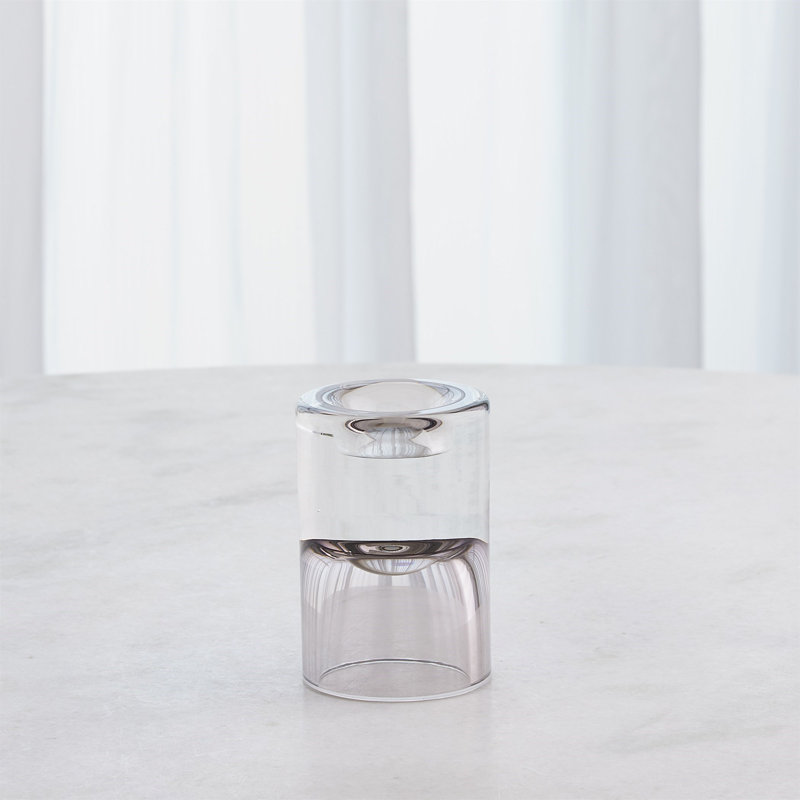 Support Radiant T-Lite / Vase-Lg, Gris, H 6 po x l 4 po x P 4 po