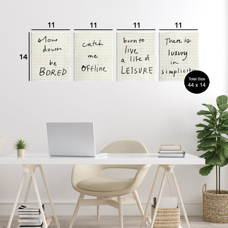 Plaque murale «Bored Scrawl Sayings», design par Victoria Barnes