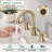 Widespread Bathroom Faucet With Pop Up Drain-111112344
