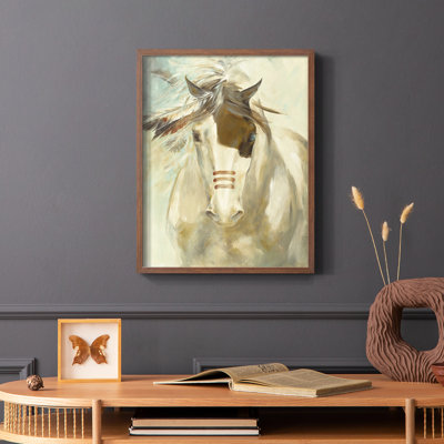 Warrior Framed Print - Solid Wood