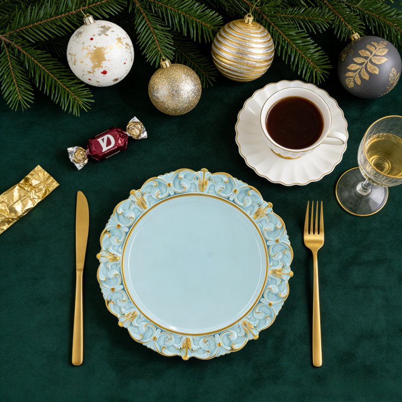 Ensemble de 6 assiettes en plastique