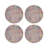 Coco Vegan Leather Round Pebble Placemat-50817676