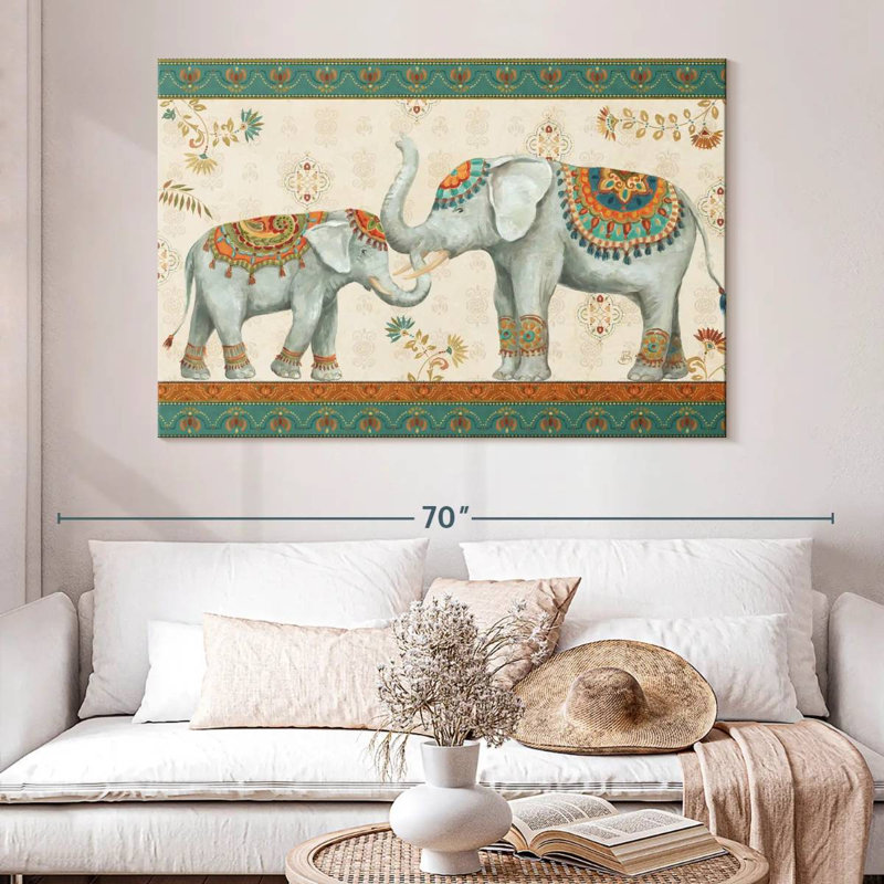 Brampt Elephant Walk I, 34" H x 51" W