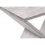 Table d'appoint en placage gris pour le salon, chambre à coucher moderne avec design peu encombrant, option