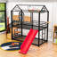 Lit pour enfant avec glissade et escalier de rangement Galatia-253607855