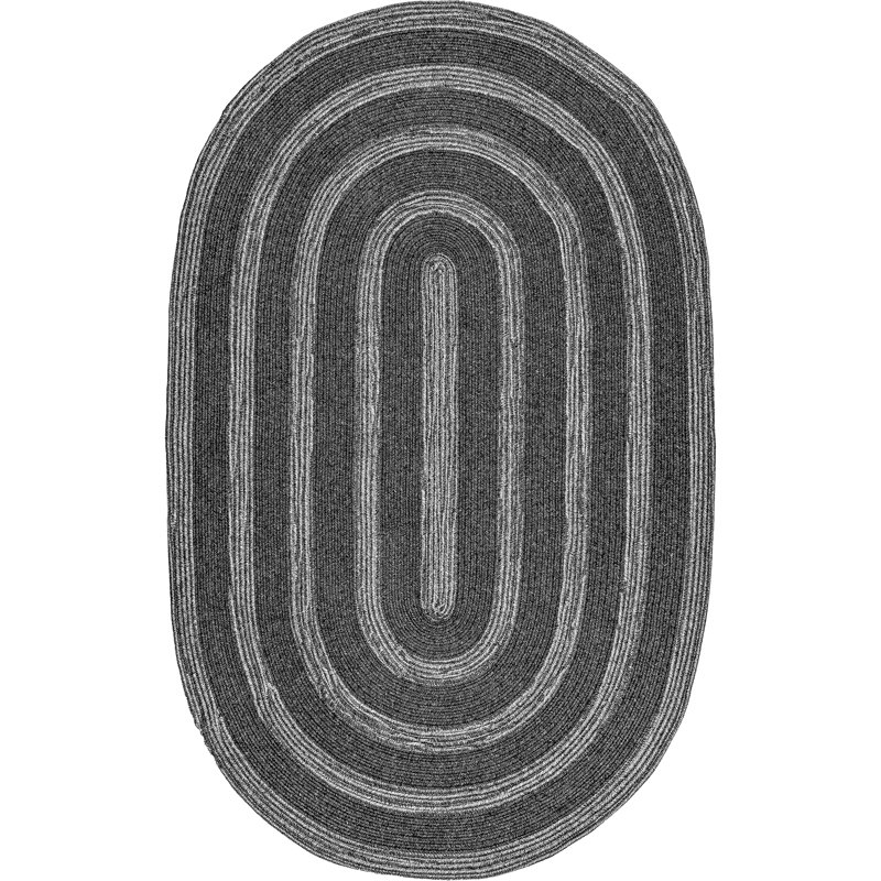 Tapis intérieur / extérieur Catharine, Ovale 7 pi 6 po x 9 pi 6 po