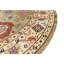 Tapis oriental unique tribal brun 9X9