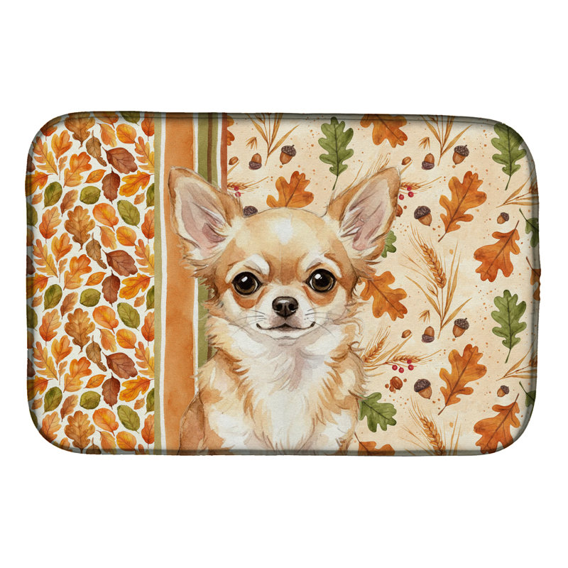 Tapis de séchage d'automne Faw Chihuahua