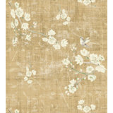 Chinoiserie Animal Print Metallic Wallpaper Roll