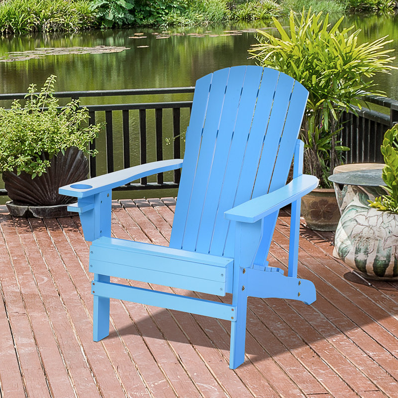 Abilene Outdoor Adirondack Chair, Blue