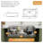 30"L x 19"W Undermount Workstation Kitchen Sink Stainless Steel Single Bowl Kitchen Sink With Surface Embossing Treatment