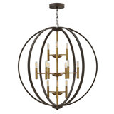 Euclid 12-Light Globe Pendant