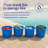 Homz Plastic Storage Tub & Tote